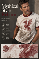 Men's Welsh Dragon Printed T-shirt