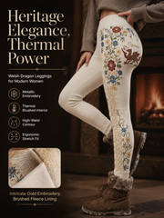 Women's Welsh Cultural Element Art Print Leggings