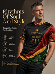 Classic Casual T-Shirt for Retro Reggae Fans