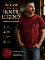 Men's Welsh Dragon Printed T-shirt