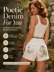 Women's Welsh Cultural Elements Art Print Shorts