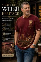 Men's Welsh Dragon Printed T-shirt