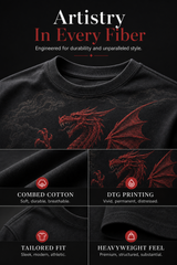 Men's Welsh Dragon Printed T-shirt