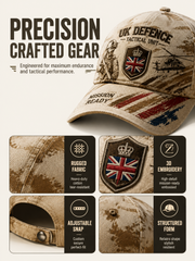 Hat With Vintage Veteran Commemorative Print