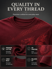 Men's Welsh Dragon Printed T-shirt