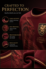 Men's Welsh Dragon Printed T-shirt