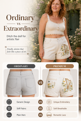 Women's Welsh Cultural Elements Art Print Shorts