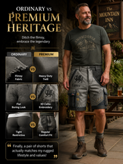 Men's Welsh Cultural Element Art Print Shorts