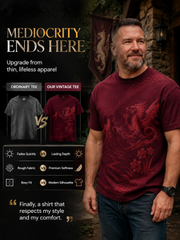 Men's Welsh Dragon Printed T-shirt