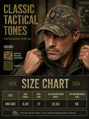 Men's Veteran Memorial Camouflage Print Hat