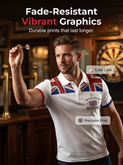 Men's British Proud Printed Polo Shirt