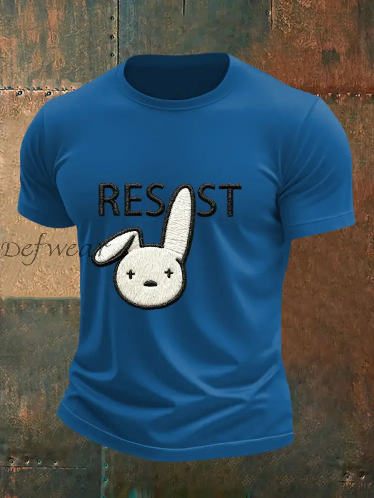 Men’s Bunny Resist T-Shirt Blue / S