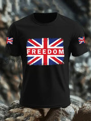 Men’s Freedom Short-sleeved T-shirt Black / S