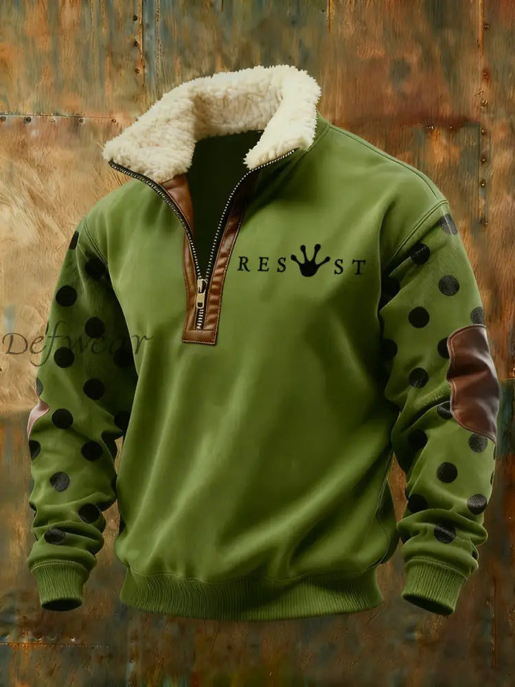 Men’s Frog Resist Printed Sweatshirt Green / S