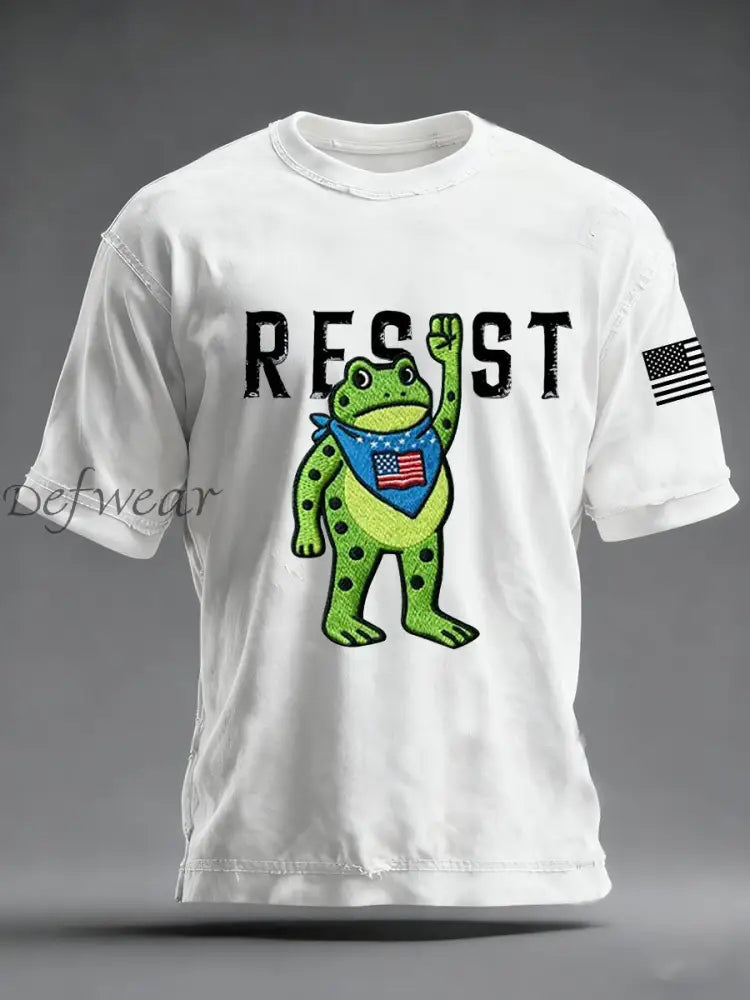 Men’s Portland Frog Resist Short-sleeved T-shirt White / S