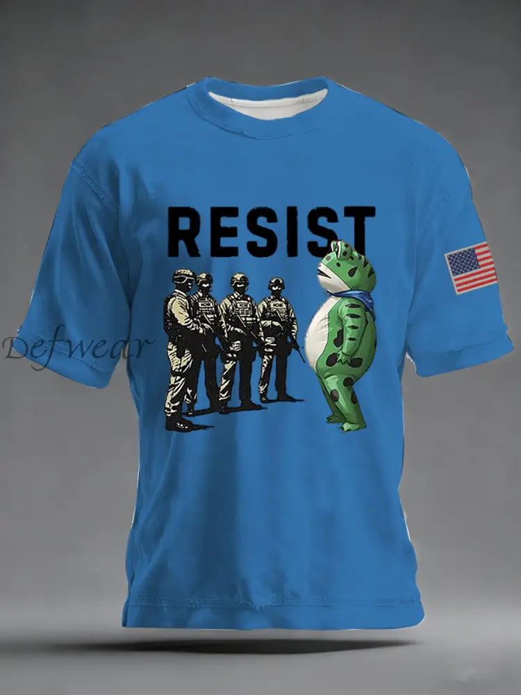 Men’s Portland Frog Resist Vintage T-Shirt Blue / S