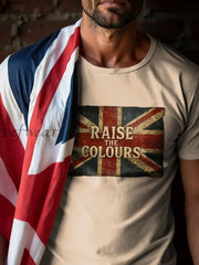 Men’s Raise The Colours Print short sleeves t-shirt As picture / S