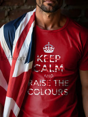 Men’s Raise The Colours Print short sleeves t-shirt Red / S