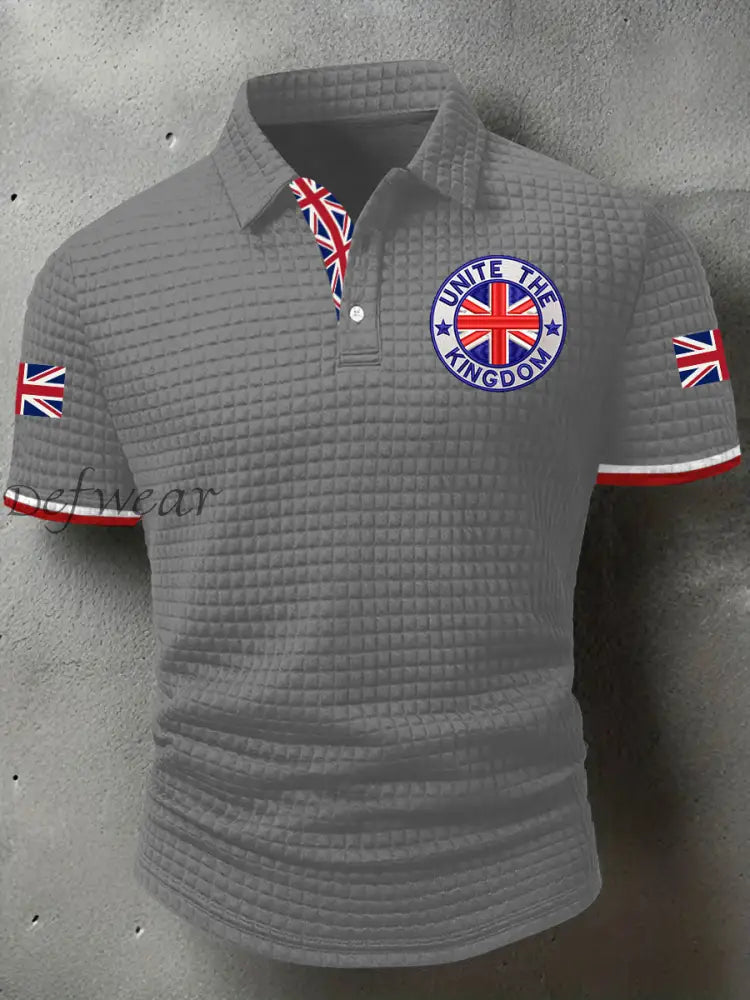 Men’s Unite The Kingdom Short Sleeve Shirt Gray / S