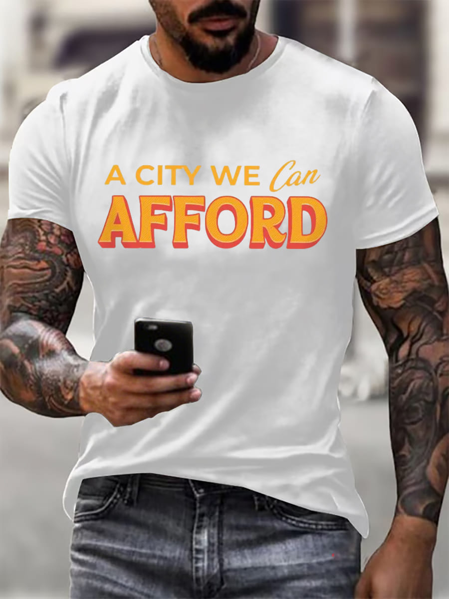 Men's NYC A City We Can Afford Printed T-shirt