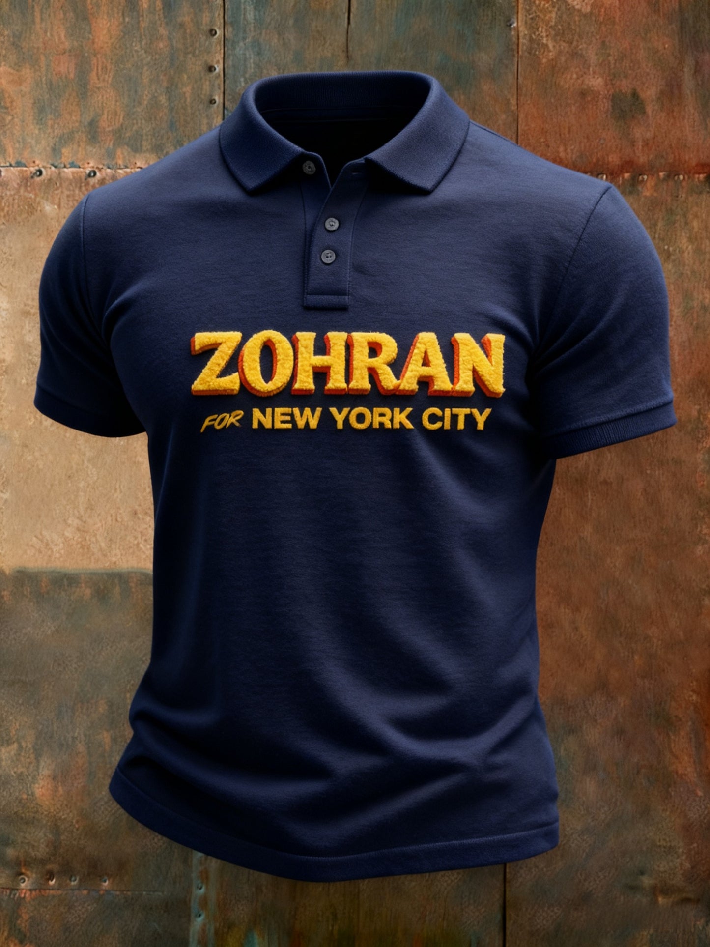 Men's Retro Mayor Mamdani Sports Polo Shirt