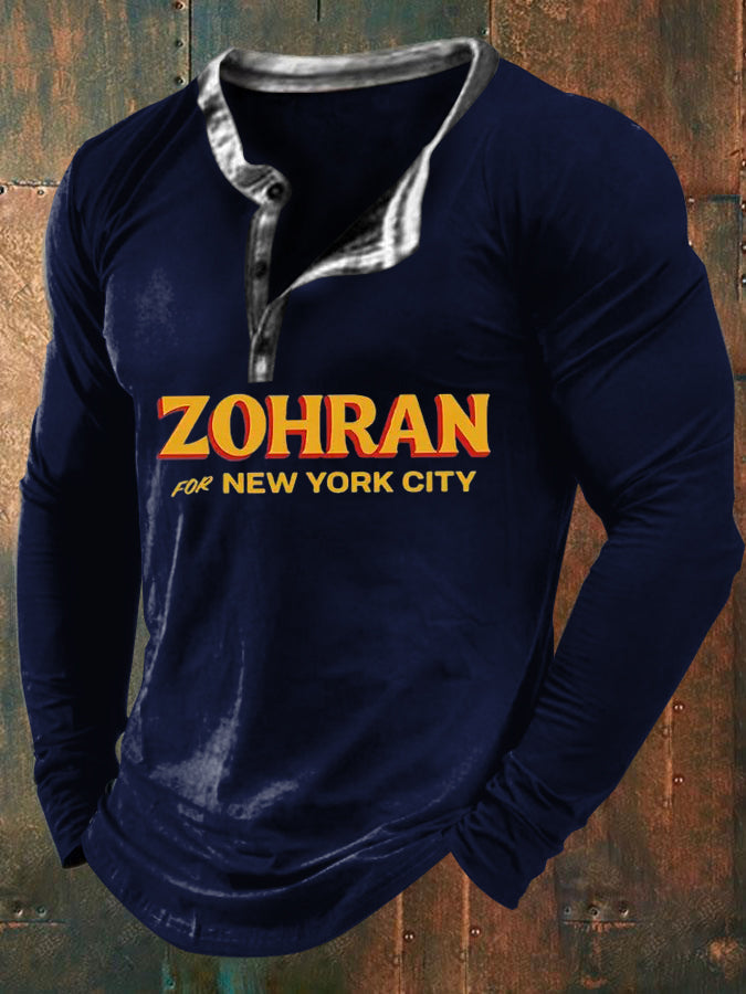 Men's Retro Mayor Mamdani Sports Polo Shirt