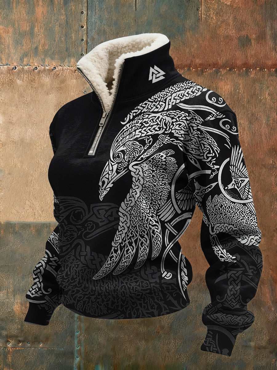 Women's Viking Plush Collar Top