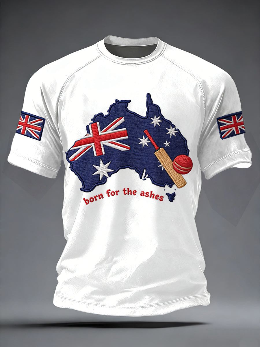 Men's Australia Cricket Printed T-Shirt
