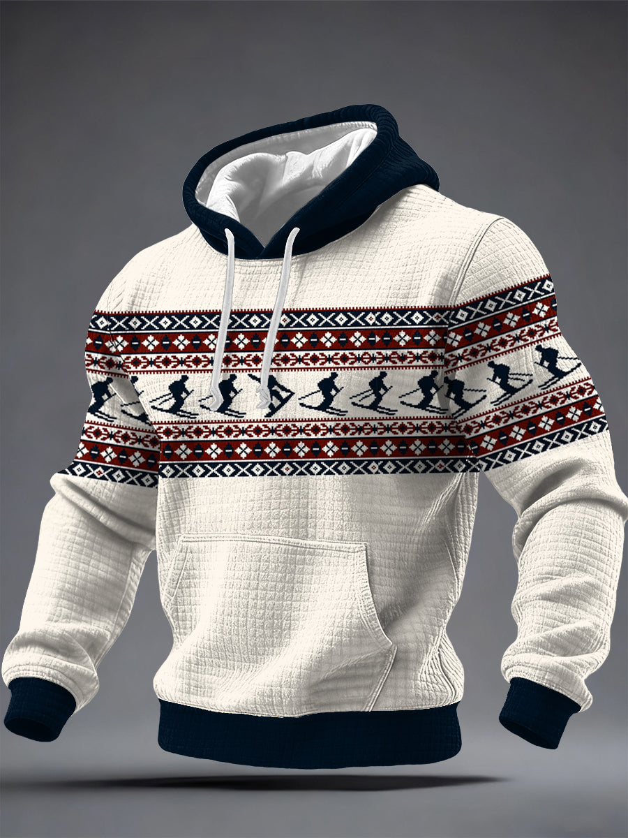 Men's Winter Sports 2026 Printed Hoodie