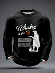 Men's Whiskey In The Jar Waffle Long Sleeve T-Shirt