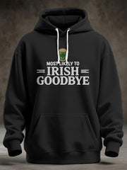 Men's Funny St. Patrick's Day Hoodie