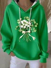 Women's St. Patrick's Day Print Casual Hoodie