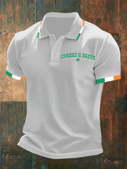 Men's St. Patrick's Day Cheers Beers Printed Shirt