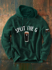 Men's St. Patrick's Day Split the G Printed Hoodie