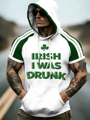 Men's St. Patrick's Day Short Sleeves Hooded Top