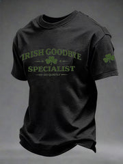 Men's St. Patrick's Day Printed Casual T-Shirt
