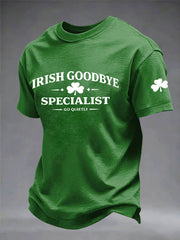 Men's St. Patrick's Day Printed Casual T-Shirt