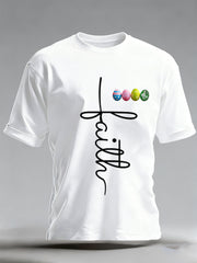 Men's Easter Commemorative Printed T-Shirt