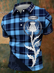 Men's Scotland Rugby Lover Printed Casual Tops
