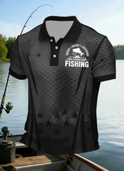 Men's I Was Thing About Fishing Printed Shirt