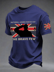 Men's Armed Forces Day imitation cotton short-sleeved T-shirt