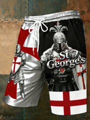 Men's St George's Day Casual Shorts
