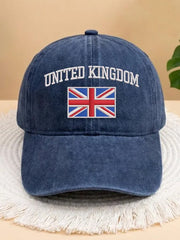 Unisex UK Flag Printed Hat