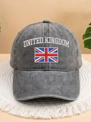 Unisex UK Flag Printed Hat