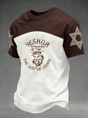 Retro Faith Art Print Casual T-Shirt
