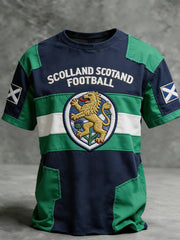 Unisex Scotland We'll Be Coming 2026 Football Lover Printed Short Sleeve T-shirt