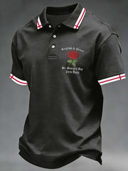 Men's St George's Day polo shirt