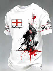 Men's St George's Day Waffle Short Sleeve Tee