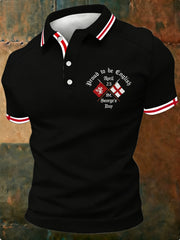 Men's St George's Day polo shirt