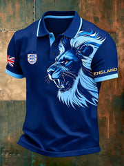 Men's Retro British Football Fan Printed Casual Jersey